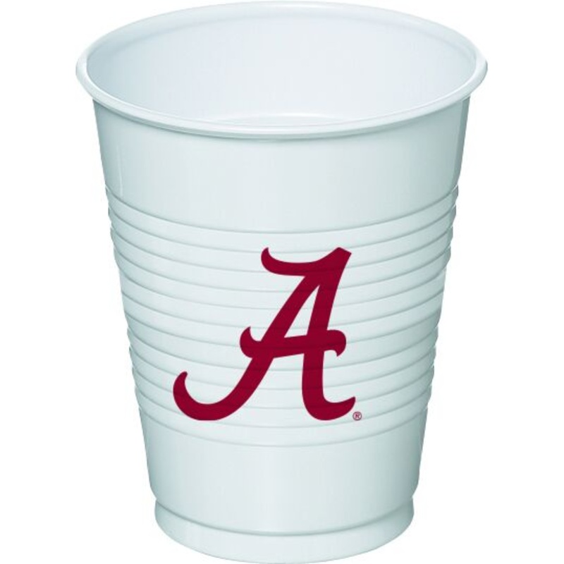 University of Alabama - 16 oz plastic cup 8ct