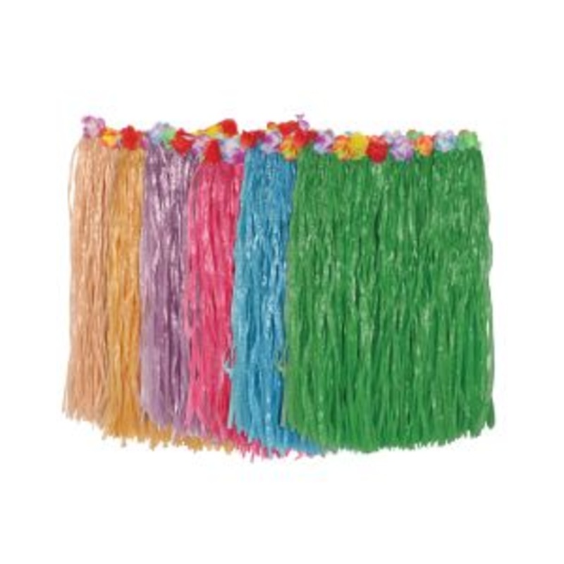 Adult Artificial Grass Hula Skirt Purple