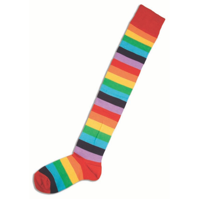 Multi Color Clown Socks
