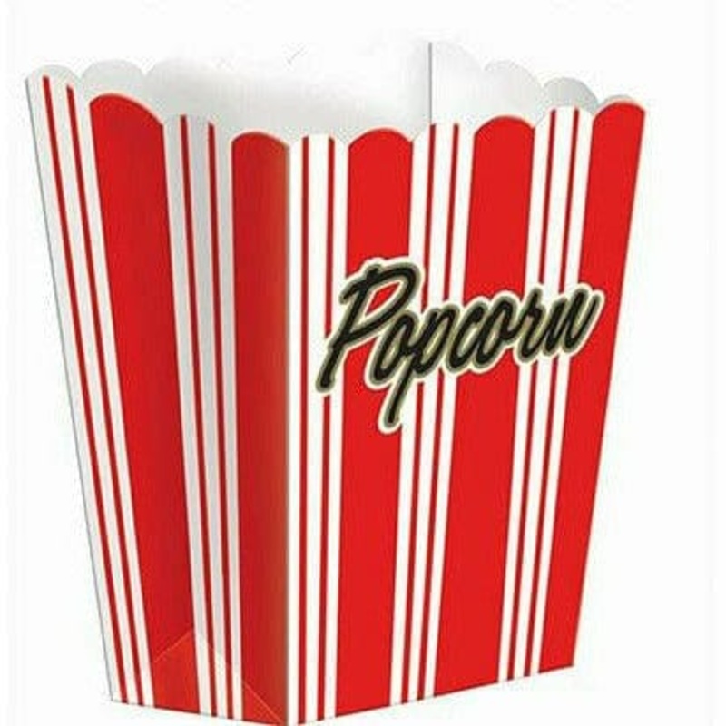 Small Movie Night Popcorn Boxes 8ct