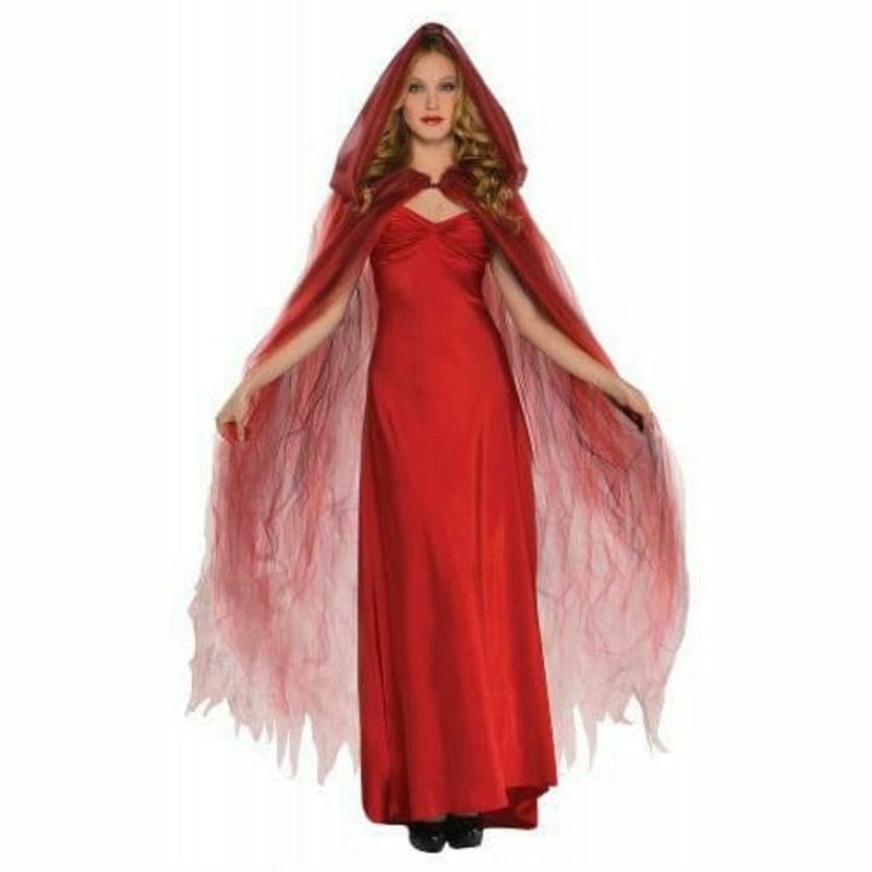 Temptress Cape Adult Costume Red