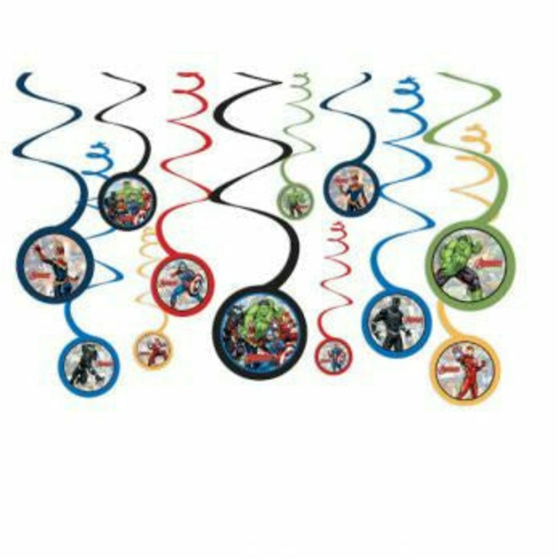 Avengers Powers Unite Swirl Decoration