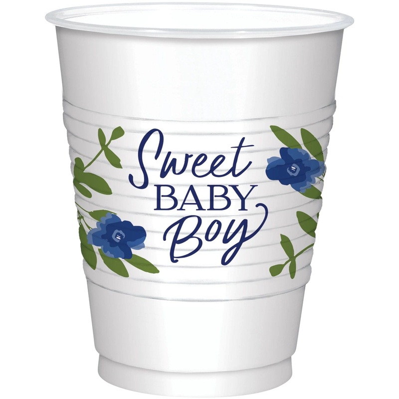 Baby In Bloom Plastic Cups