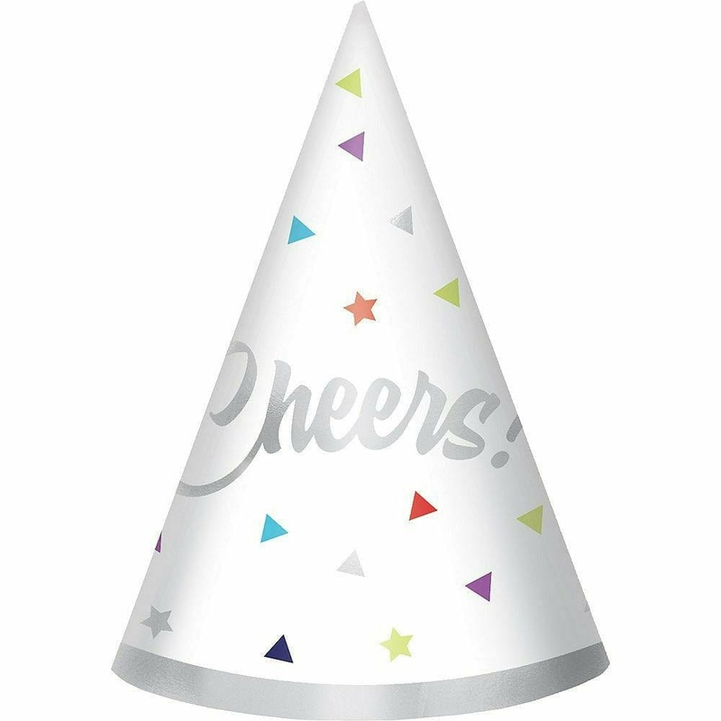 Mini Here's to Your Birthday Party Hats 12ct