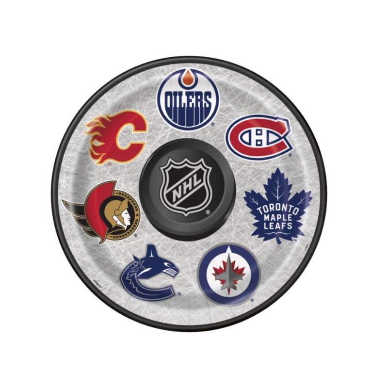 NHL Round 9" Dinner Plates  8ct