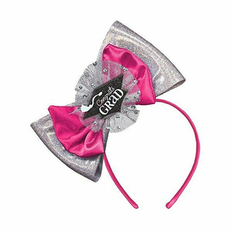 Pink Congrats Grad Bow Headband