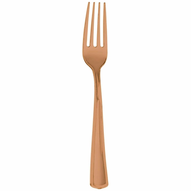Premium Metallic Fork - Rose Gold