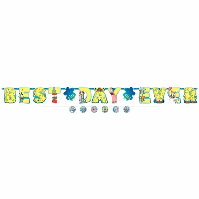 SpongeBob SquarePants Jumbo Letter Banner Kit