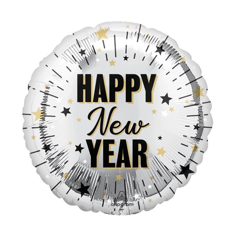17" ELEGANT NEW YEAR CELEBRATION FOIL BALLOON