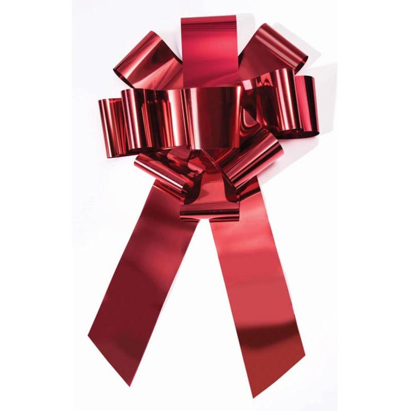 24 Car Bow  Red Metallic