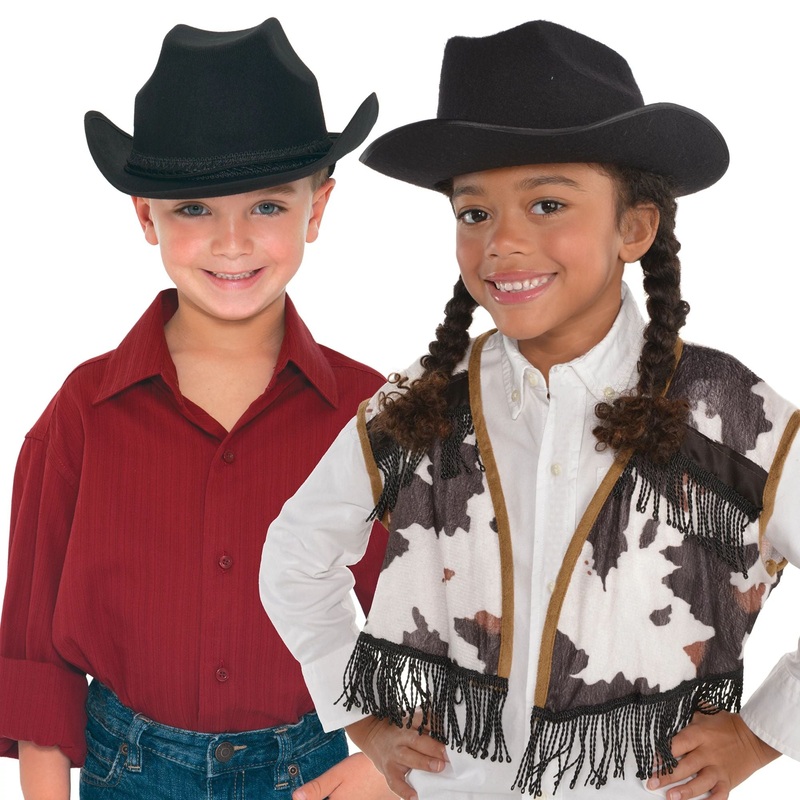 Black Cowboy Hat - Child