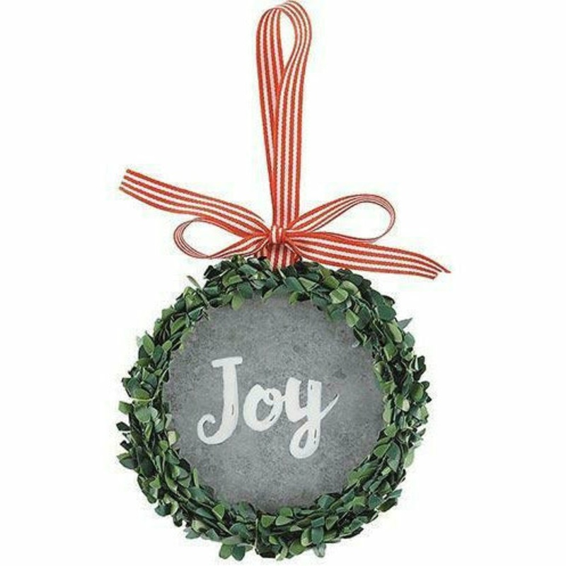 Joy Wreath Ornament