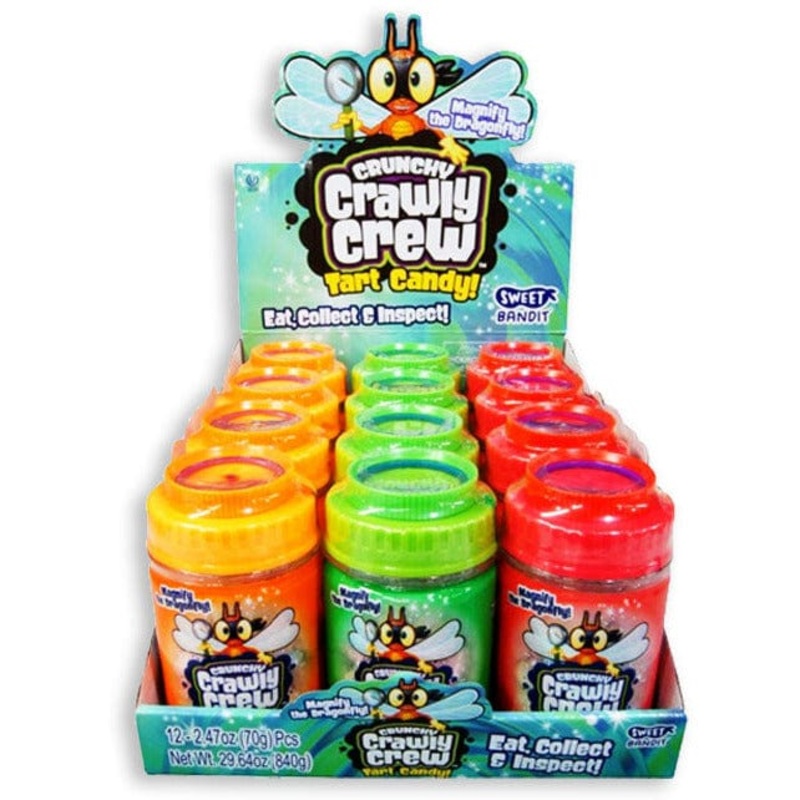 KIDSMANIA CRUNCHY CRAWLY CREW TART CANDY