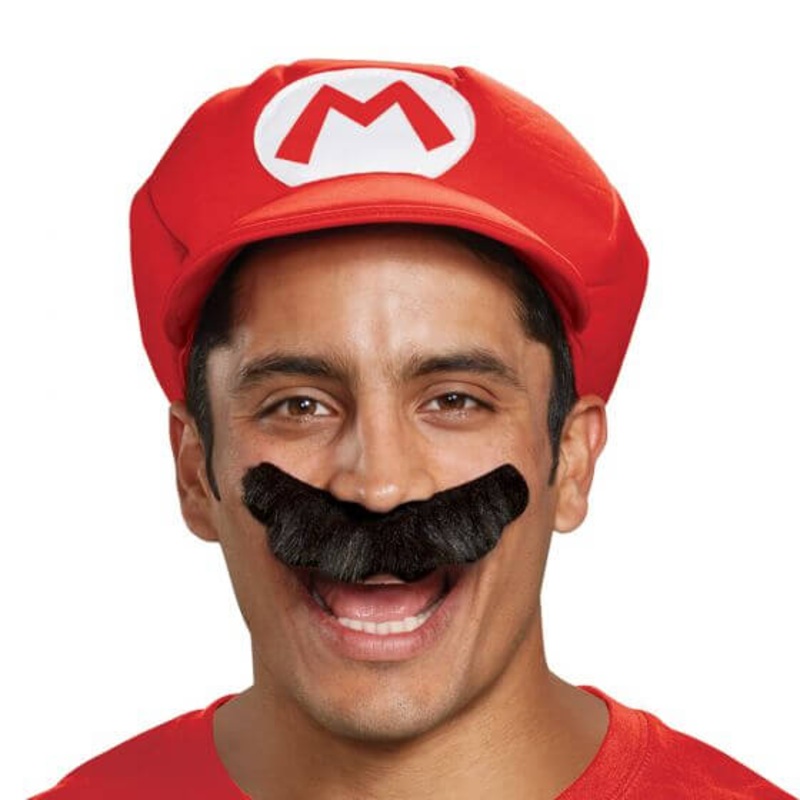 Mario Adult Hat & Mustache