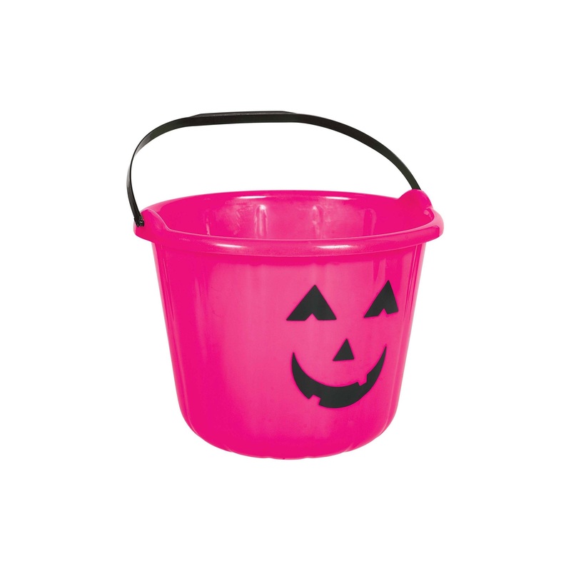 Pink Pumpkin Treat Bucket