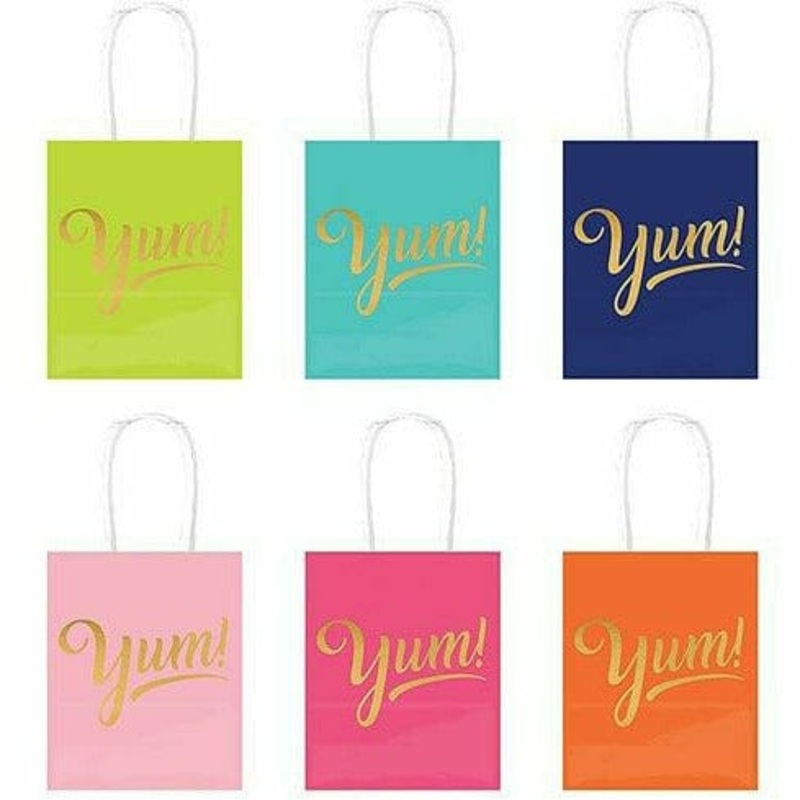 Sweet Treats Kraft Bags 6ct