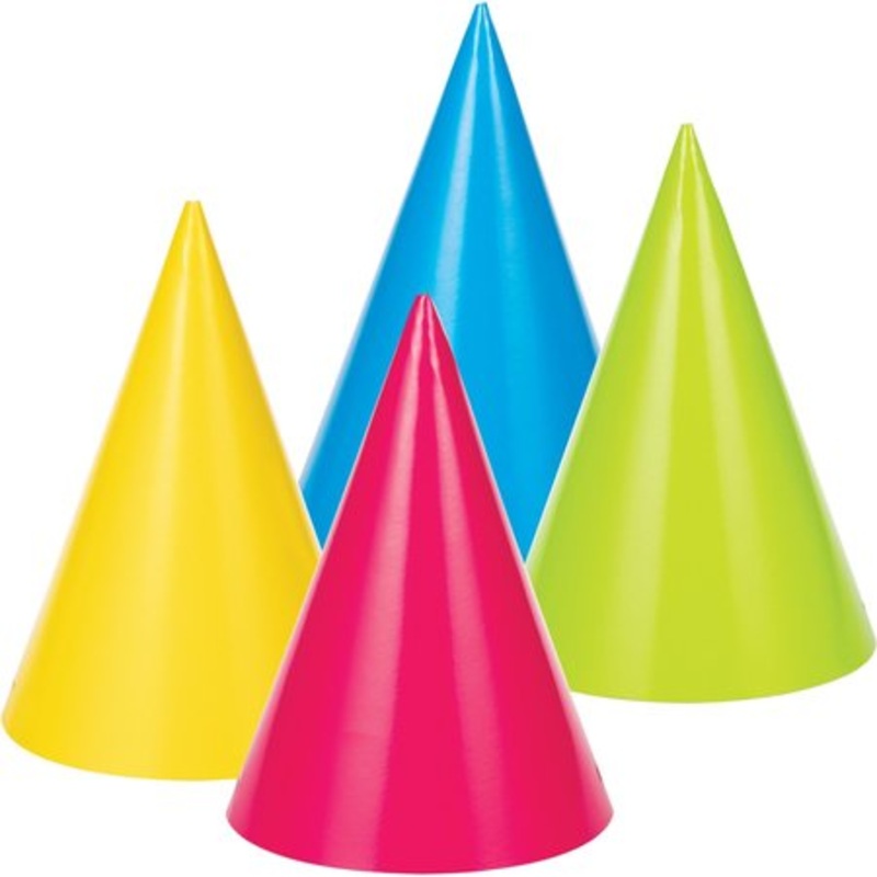 Neon Party Hats