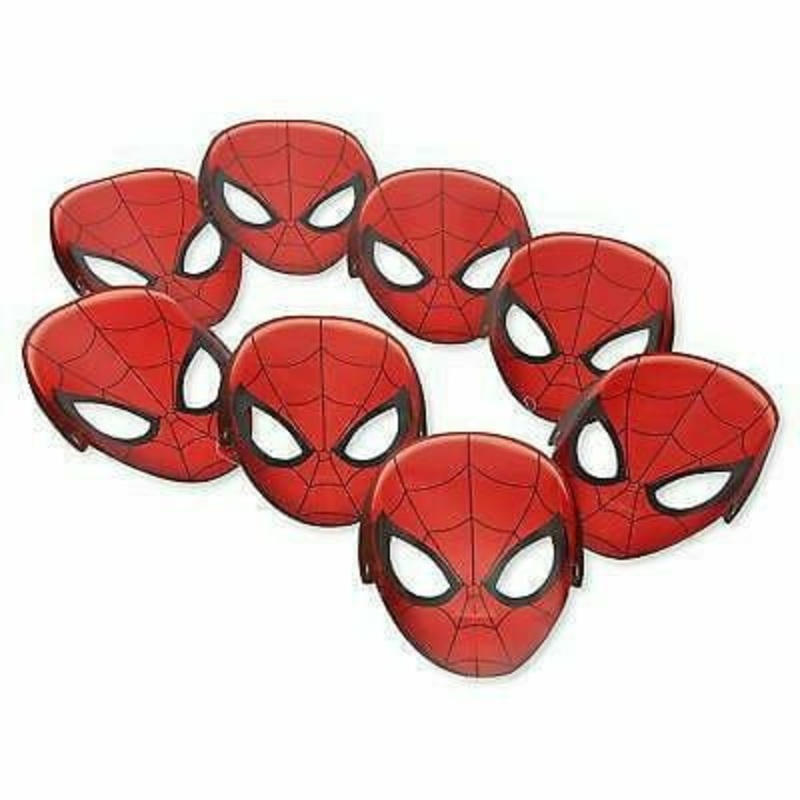 Spider-Man Paper Masks 8ct