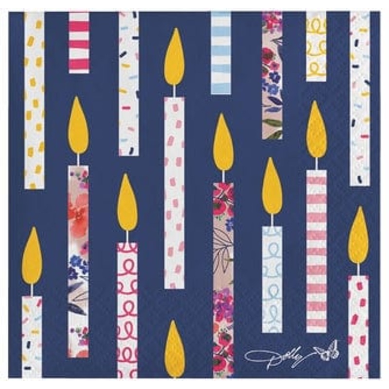 The Dolly Parton Collection - Celebrate Floral Beverage Napkins 16ct