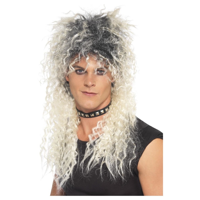 1980's Hard Rocker 2 Tone Wig