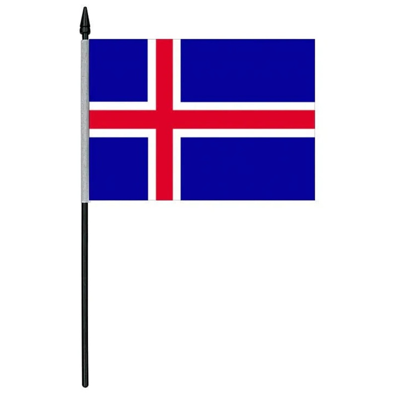 Iceland Hand Waving Flag