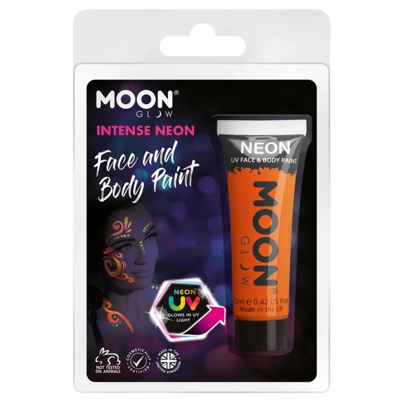 Moon Glow Neon Face Gel - Orange