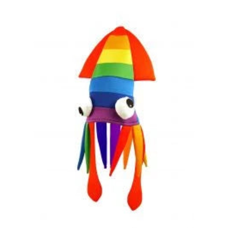 Rainbow Squid Hat (Adult)