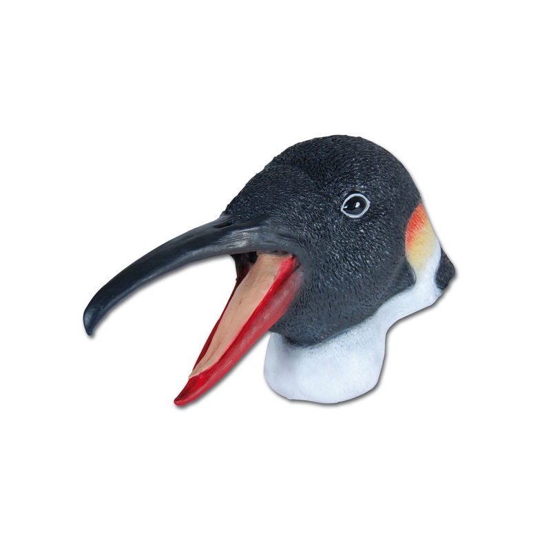 Rubber Overhead Animal Mask - Penguin