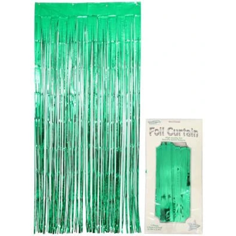 Tinsel Curtain - Green