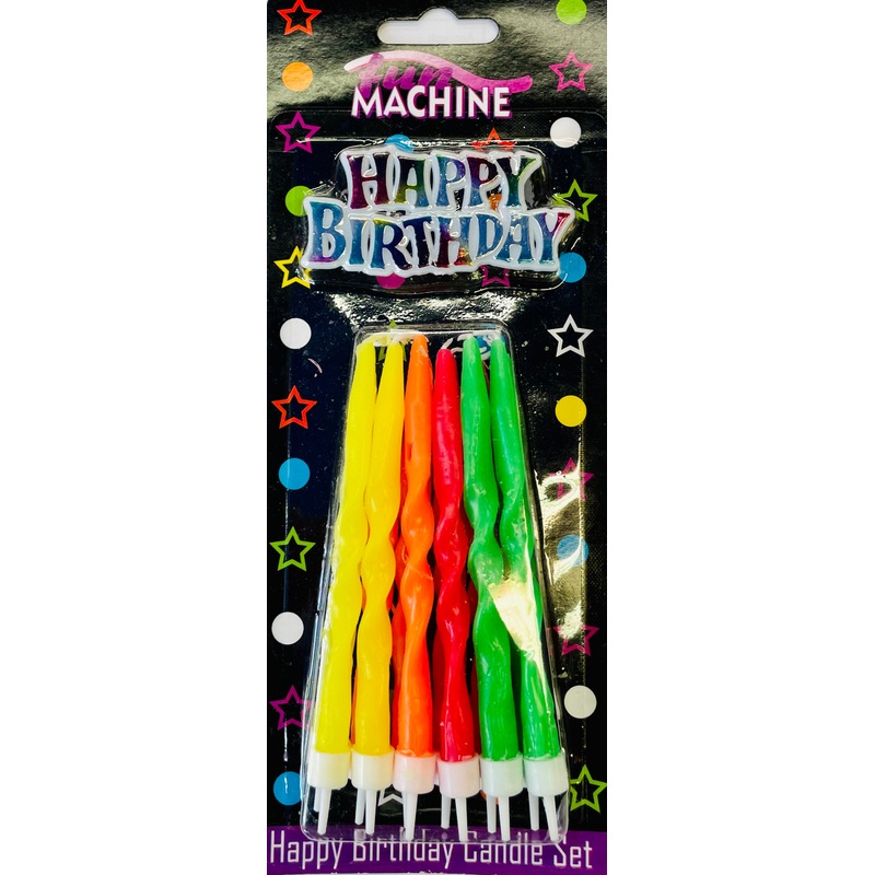 Twisty Bright Candle Set