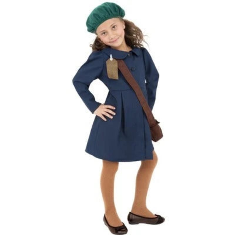 World War 2 Evacuee Girl Children's Costume