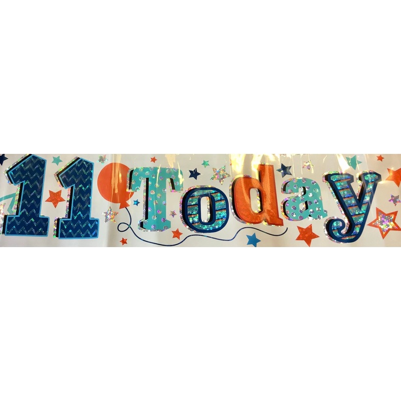 Age 11 Birthday Banner