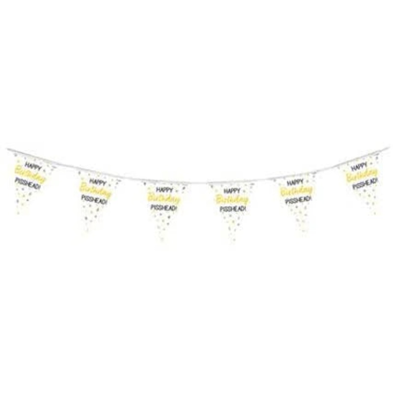 Birthday Bunting - P*ss Head