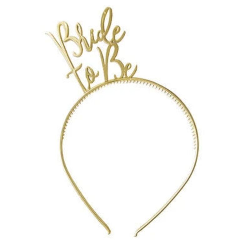 Bride Headband - Gold