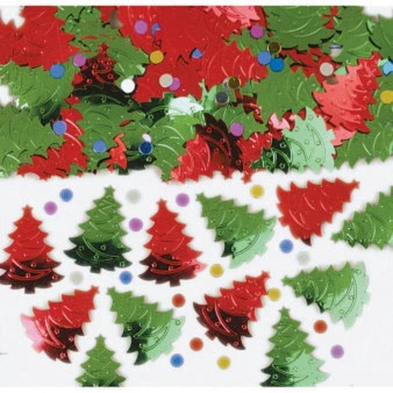 Christmas Table Confetti - Christmas trees