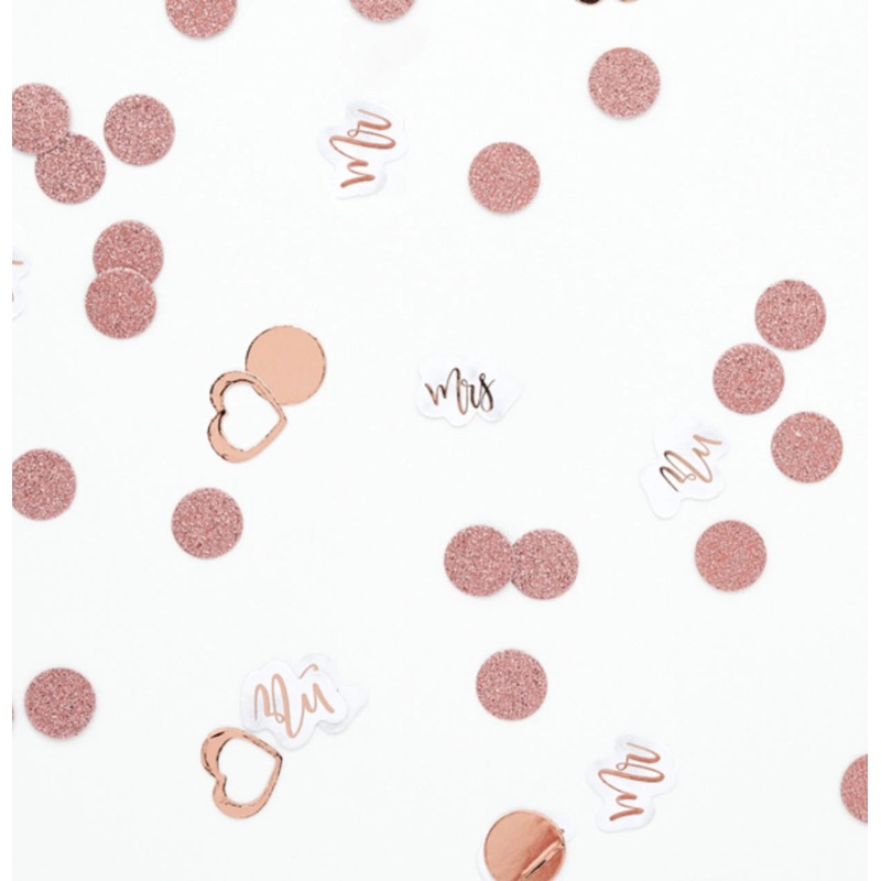 Mr & Mrs Table Confetti
