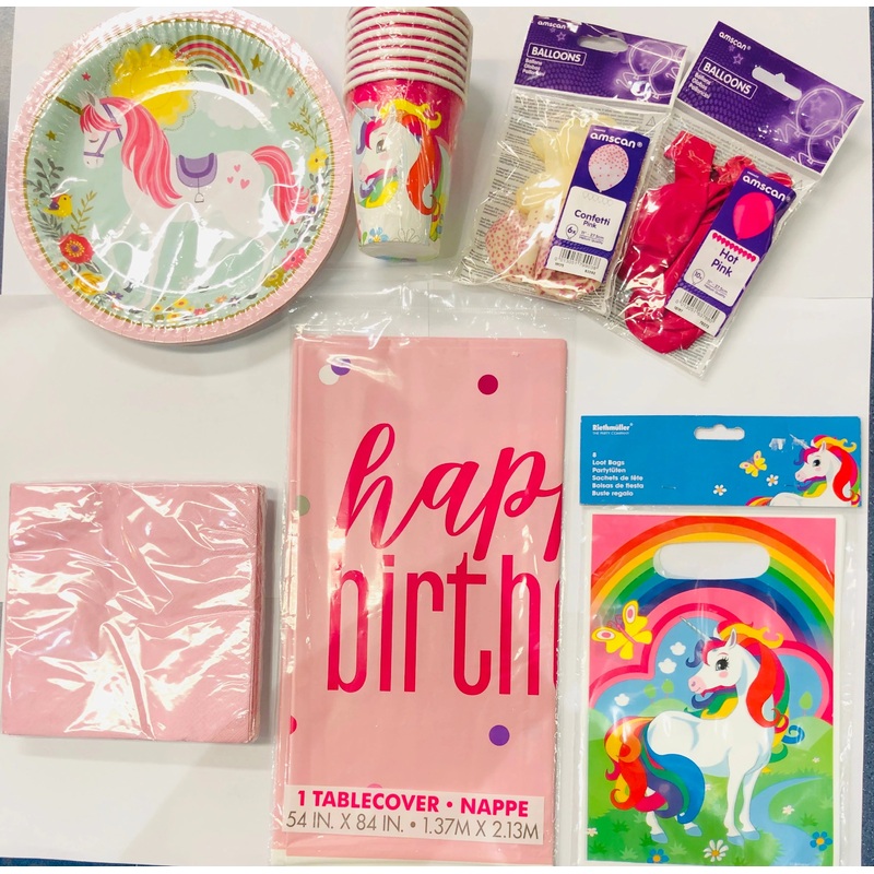 Unicorn Theme Party Decor Pack