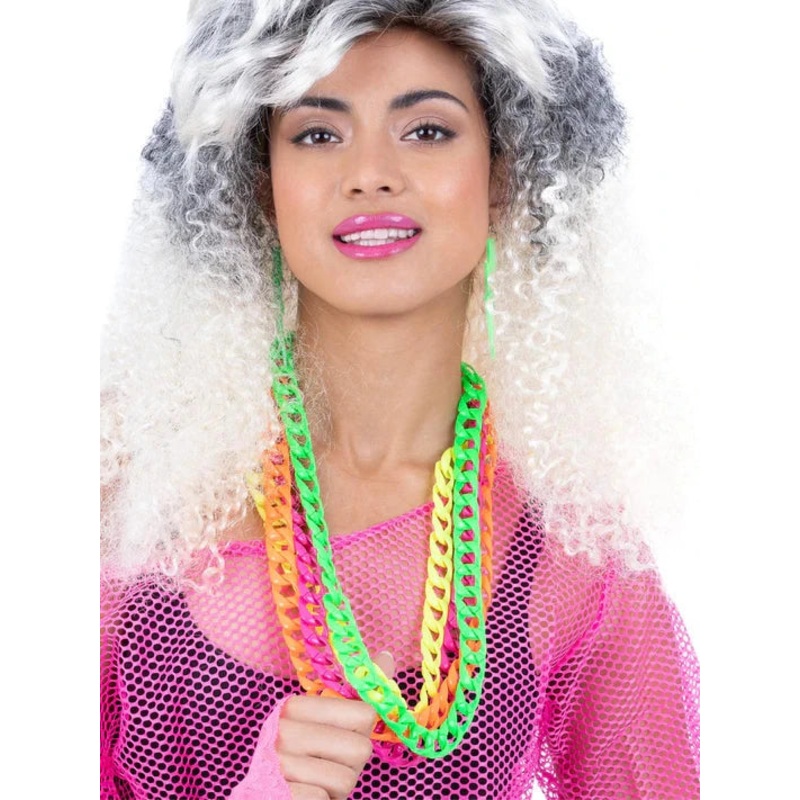 80's Neon Chunky Chain Necklaces