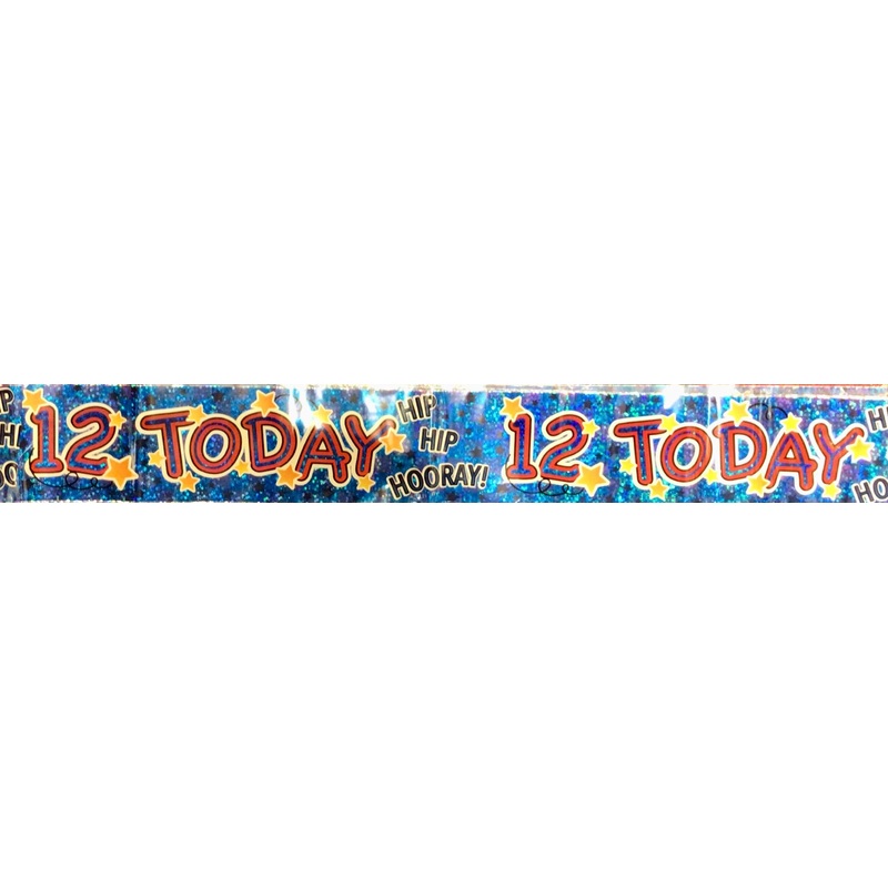 Age 12 Birthday Banner