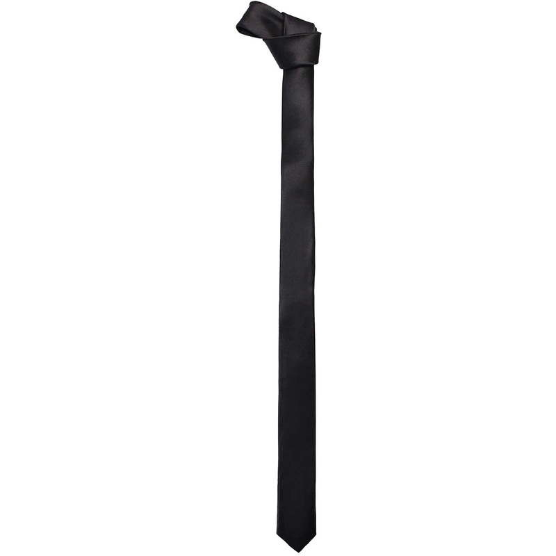 Black Gangster Tie - Skinny