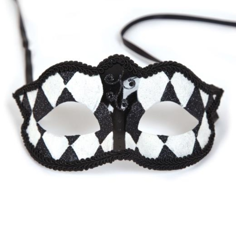 Black/White Marciana Eyemask