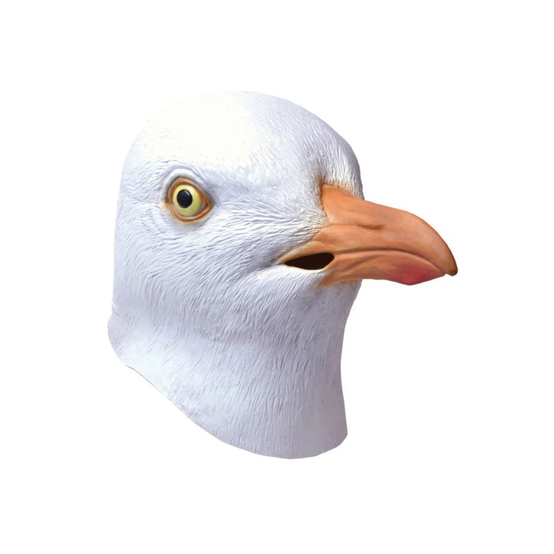 Rubber Overhead Animal Mask - Seagull