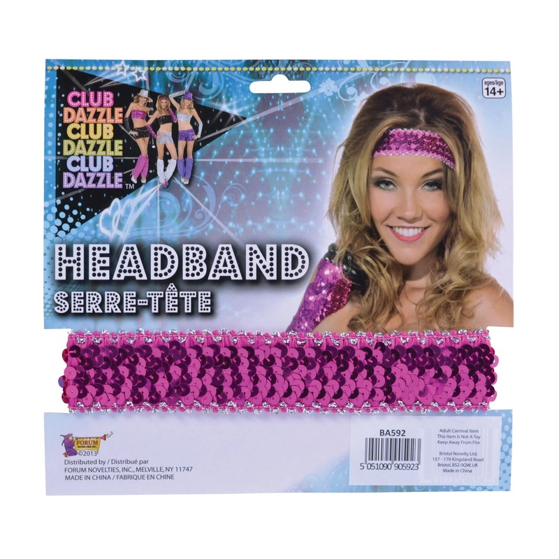 Sequin Headband - Pink