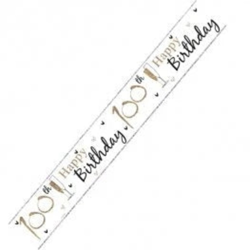 100th Birthday Banner