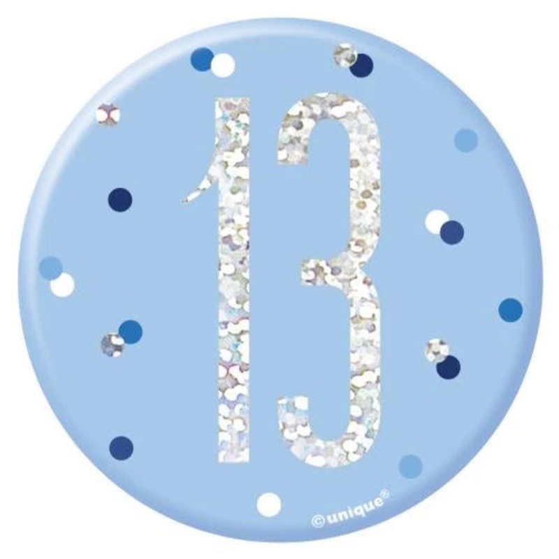 Age 13 Badge - Blue