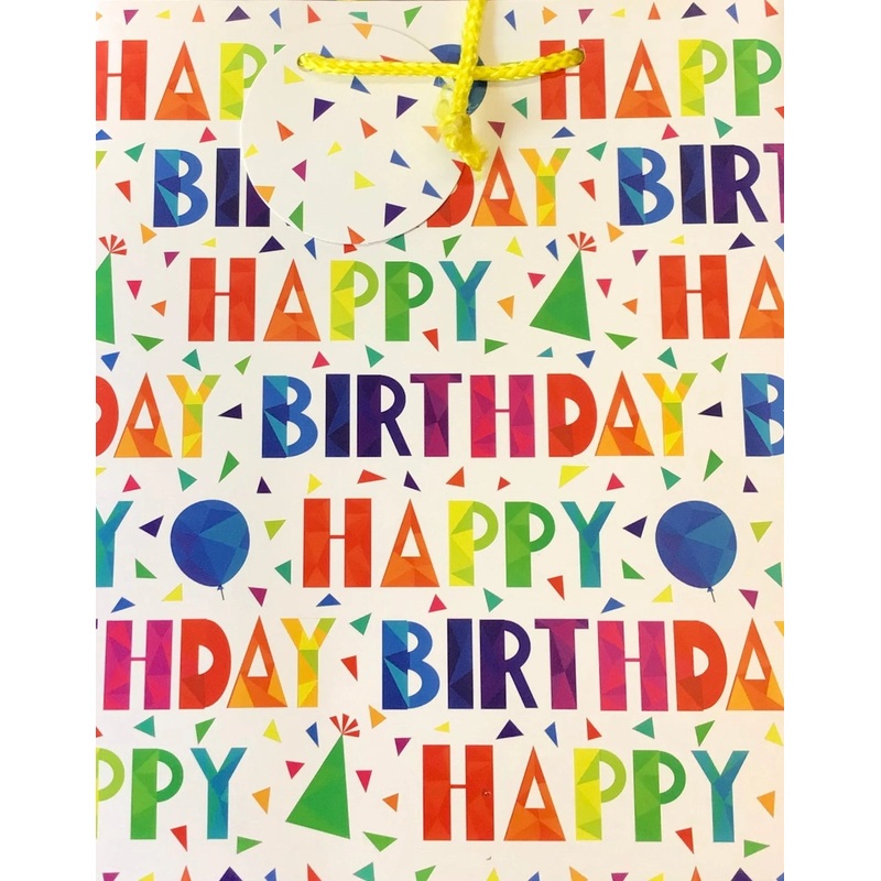 Birthday Gift Bag - Various Sizes