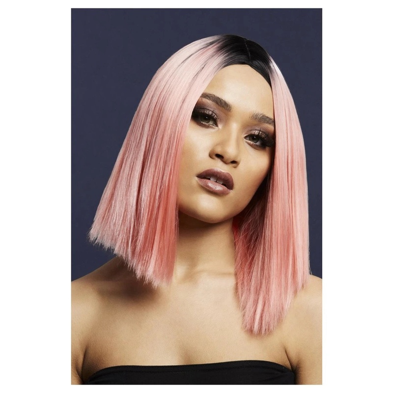 Kylie Fever Wig - Coral Pink
