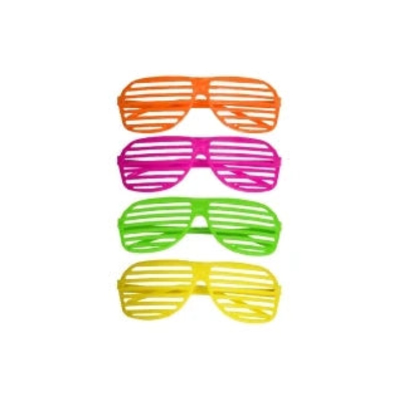 Neon Slat Glasses