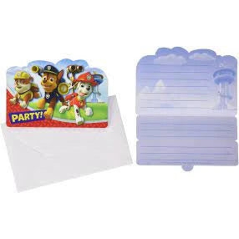 Party Invitations - Paw Patrol