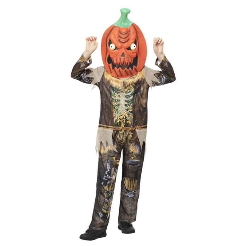 Pumpkin Scarecrow Children's Costume